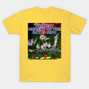 Quote positive and birds T-Shirt